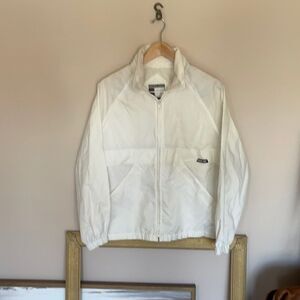 vintage white Pacific Trail Track/ Rain Jacket Size L